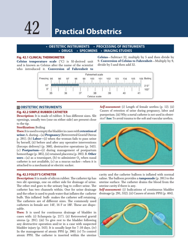 Obg Instruments Dutta | PDF | Human Reproduction