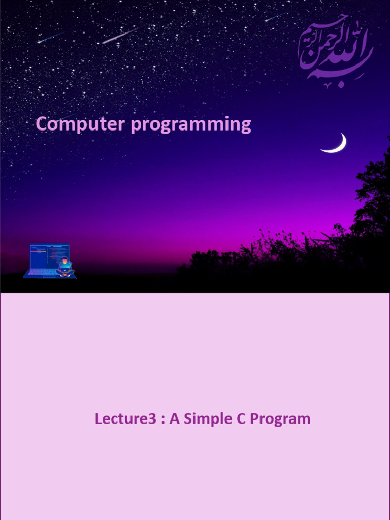 Lecture3 a Simple C Program | PDF | Software Engineering | Computer ...