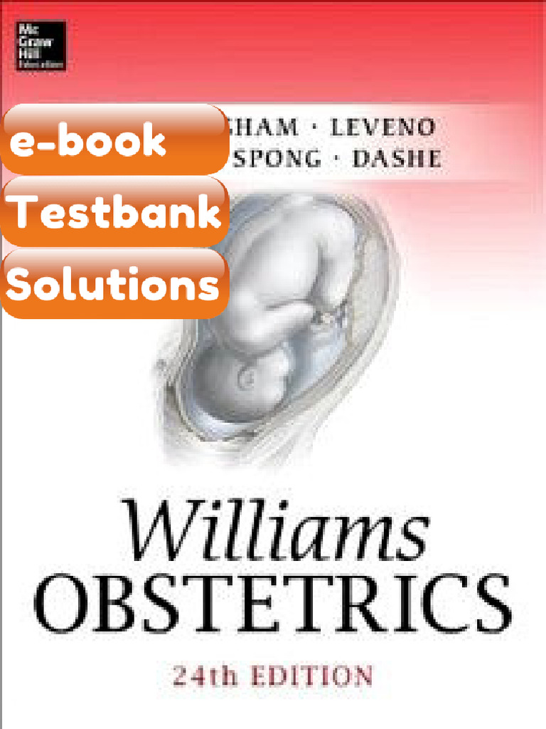 Testbank For Williams Obstetrics 24th Edition PDF Subscription