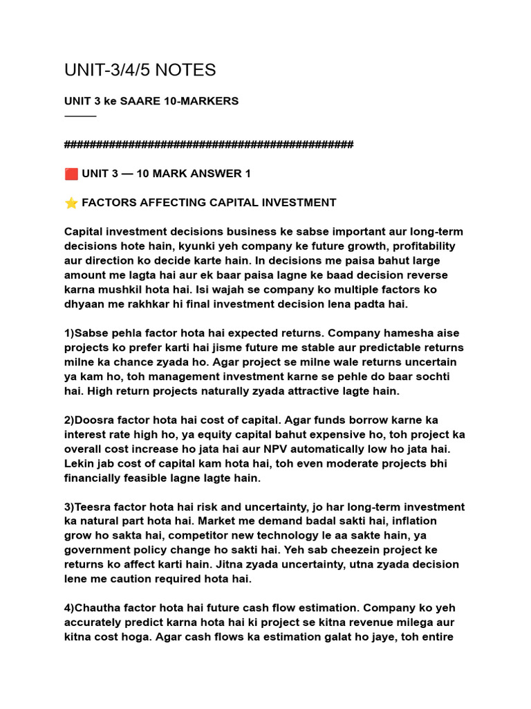 READING RESOURCE...... | PDF | Net Present Value | Internal Rate Of Return