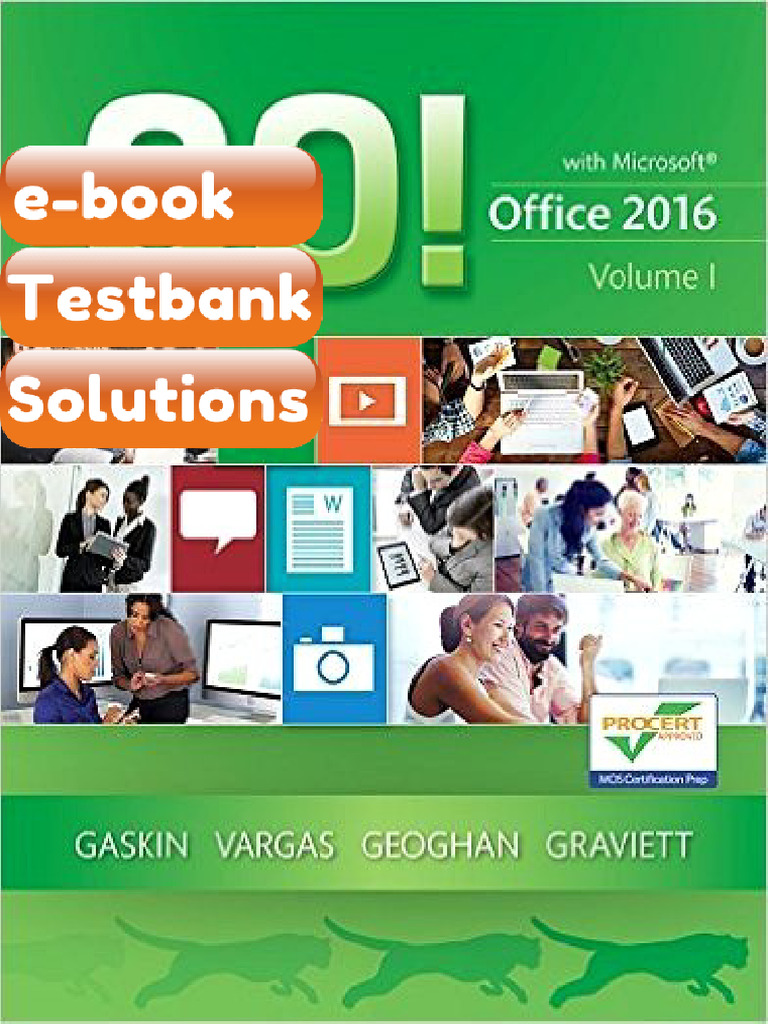 ETextbook 9780134320779 GO With Office 2016 Volume 1 GO for Office 2016 ...