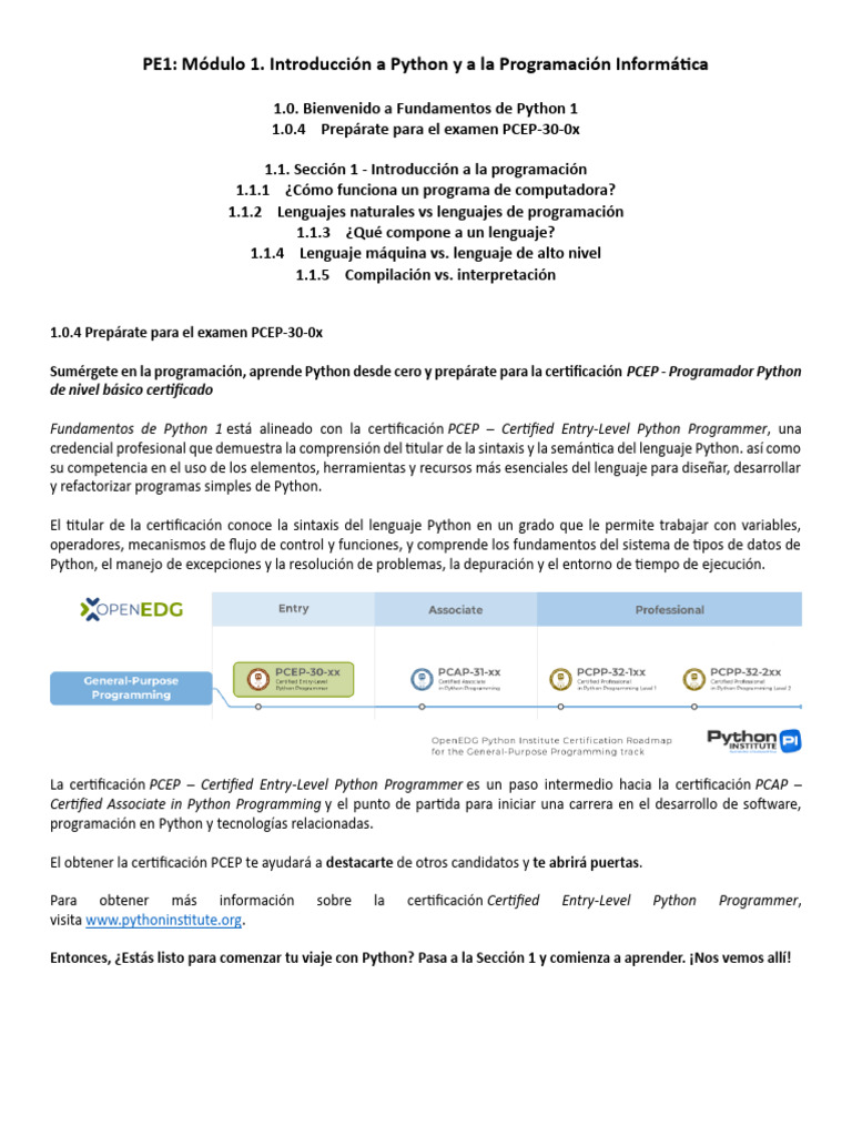 Phyton Essentials 1_5A_Clase 02 | PDF | Programación de computadoras ...