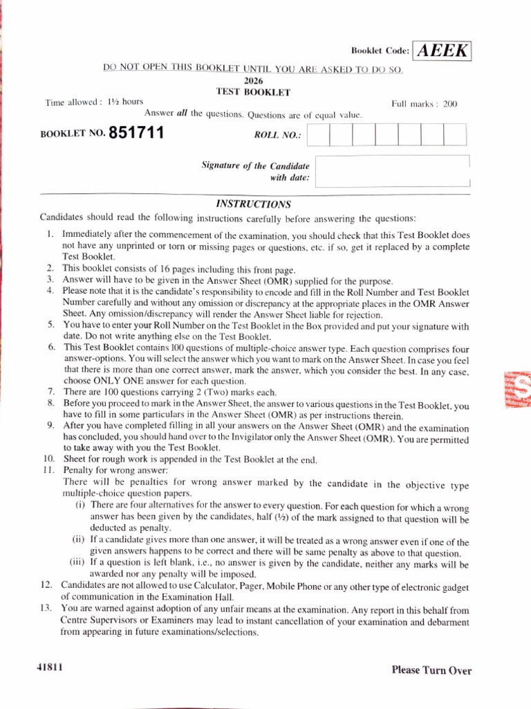 WBMSC Ae (Electrical) | PDF