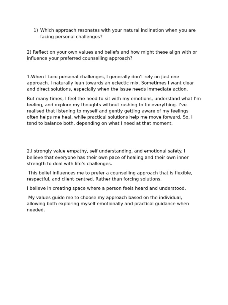 Reflective Assignment 2 | PDF