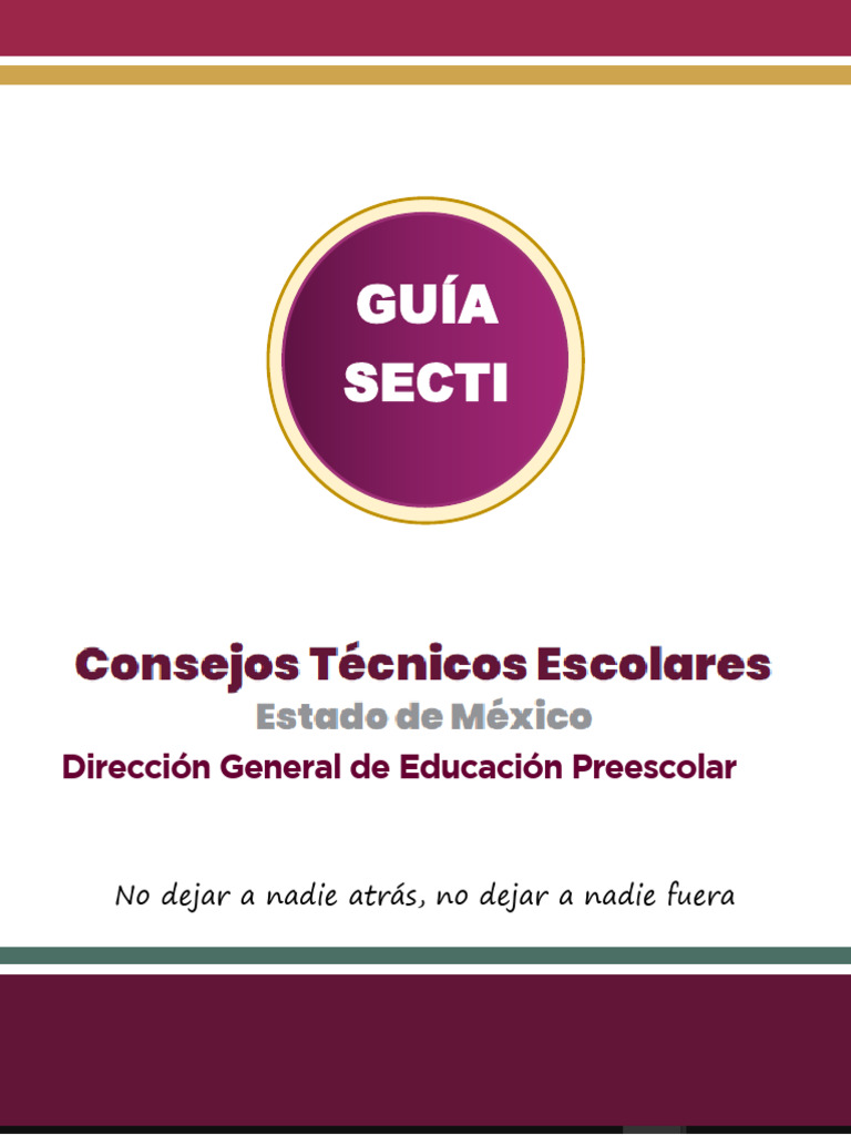 Guia Secti Preescolar Cte-20 - 01 - 26 | PDF | Educación de la primera ...