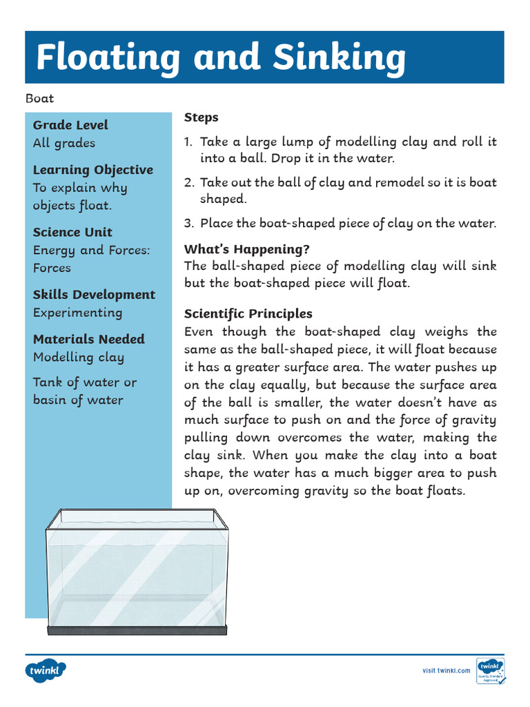 Ui2 Sc 133 Boats Science Experiment English Ver 1 | PDF