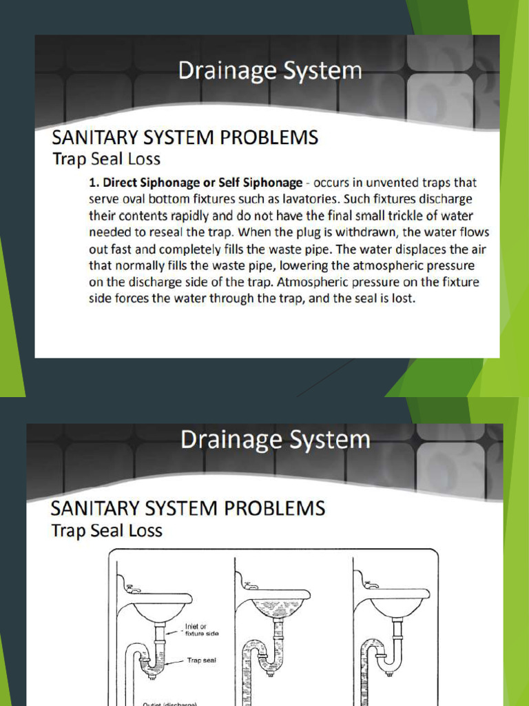 Module3.1the Drainage System | PDF | Storm Drain | Sanitary Sewer