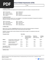 PGI-S and PGI-C Patient Questionnaires | PDF