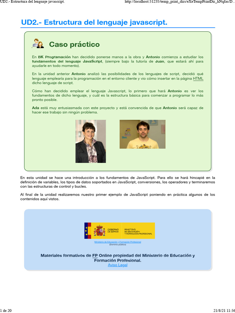 Dwec02 Vi | PDF | Script Java | Lenguaje de programación