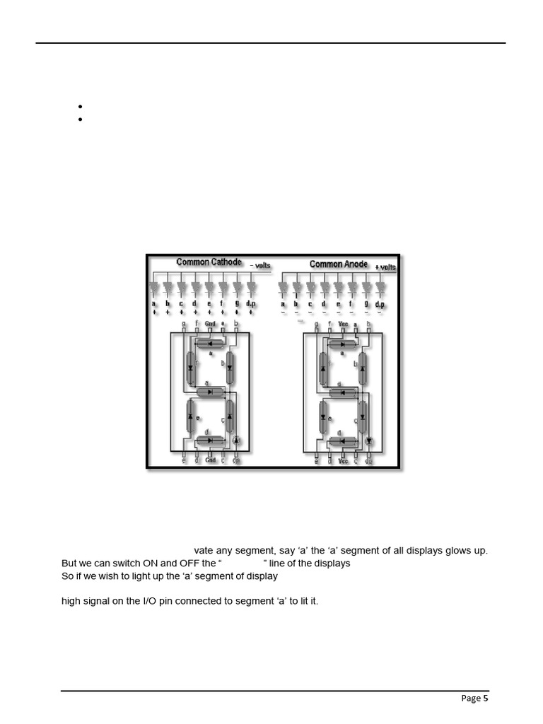 Lab05 - 7 Segment Multiplexing | PDF | Electronic Engineering ...