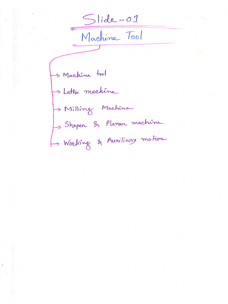 Machine Tools | PDF