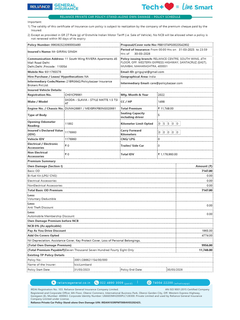 Policy | PDF | Insurance | Cheque