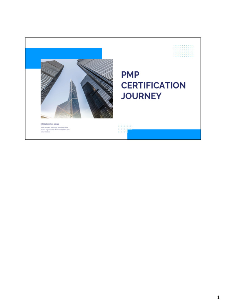 About PMP Certification | PDF | Project Management Professional ...