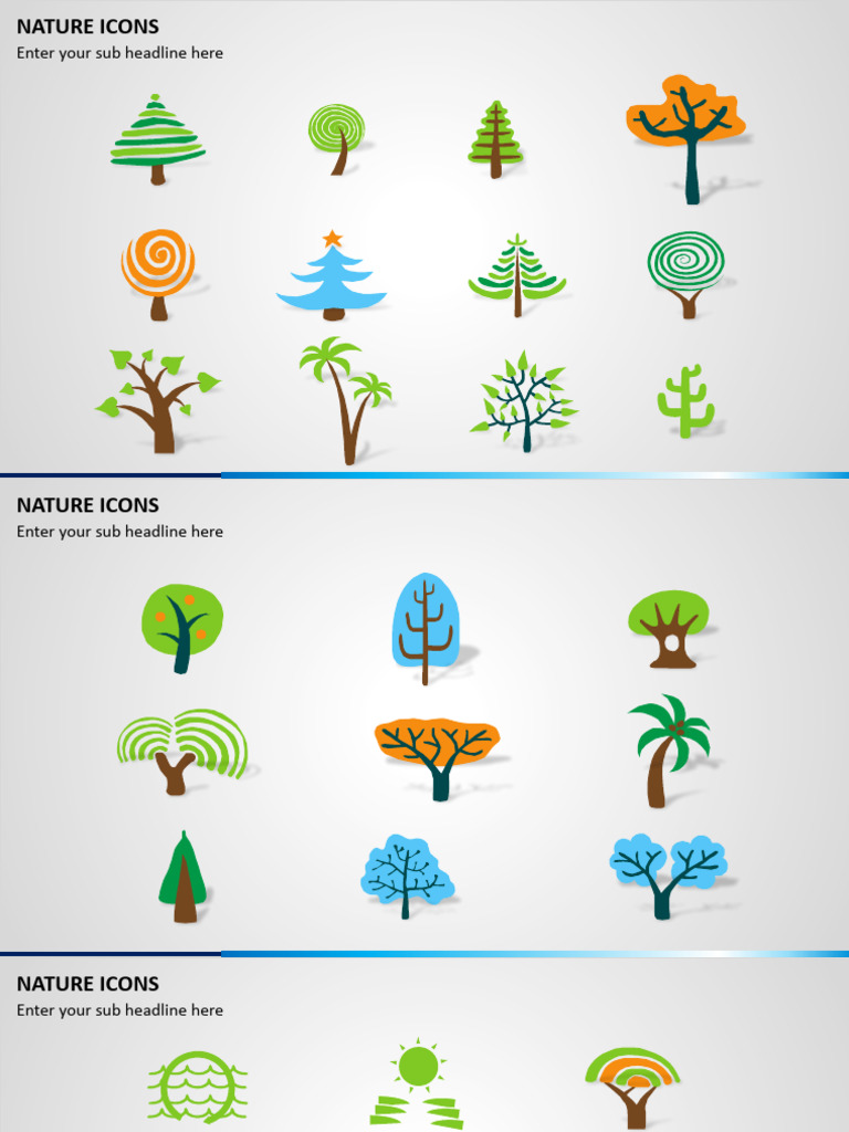 Nature Icons Static 16x9 | PDF