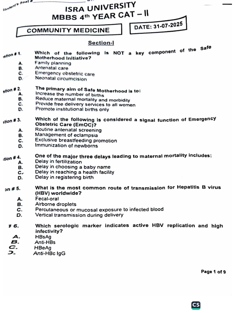 C.m cat 2 2025 | PDF