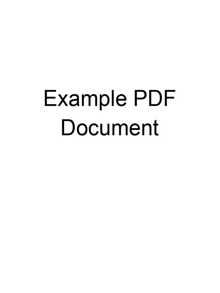 Example PDF | PDF