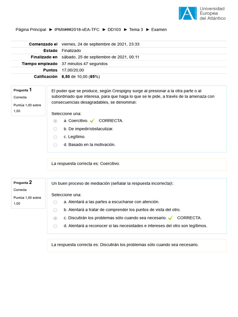 Examen - Final - PDF 25 Septiembre 2021 | PDF