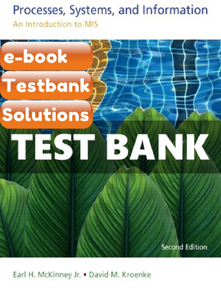 Testbank for Processes Systems and Information an Introduction to MIS 2 ...