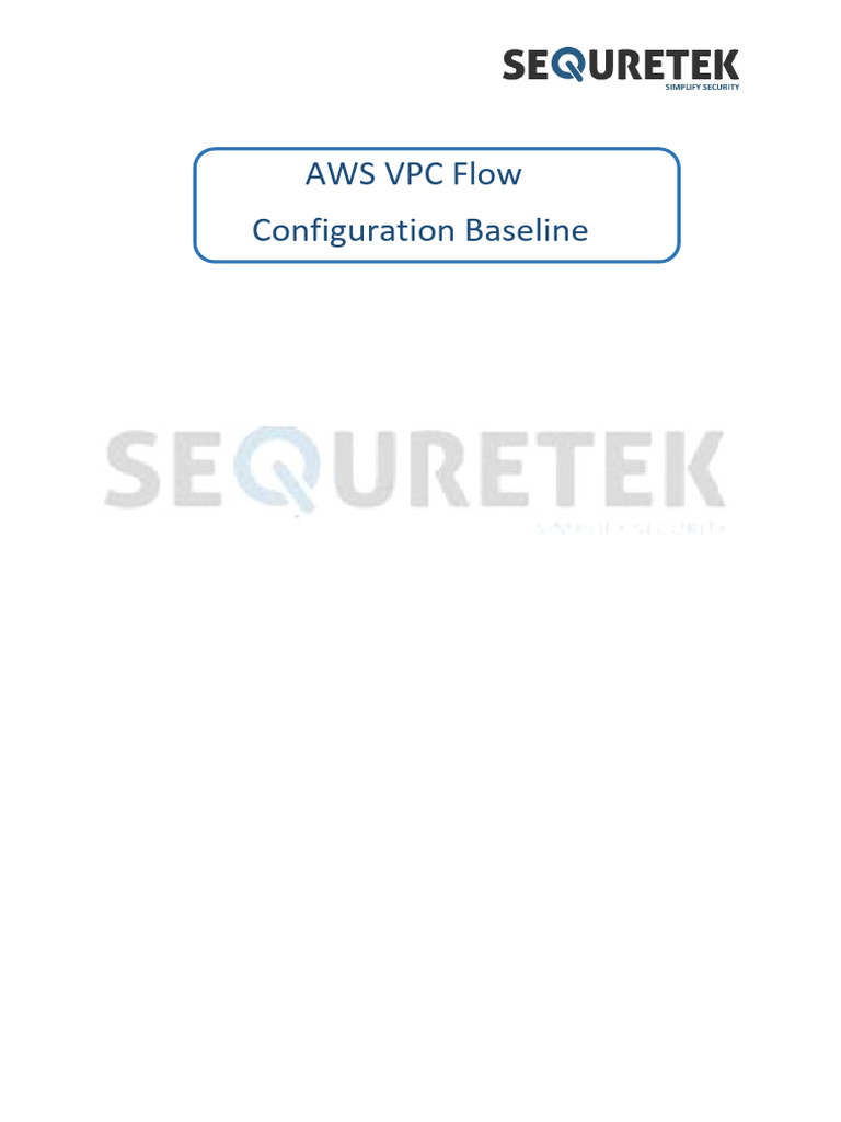 AWS VPC Flow Logs Prerequisites | PDF | Amazon Web Services | Software