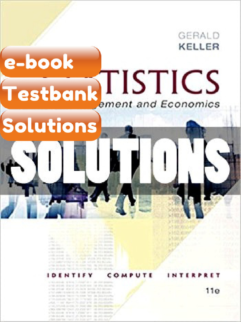 Testbank For Statistics For Management and Economics 11th Ed Keller ...