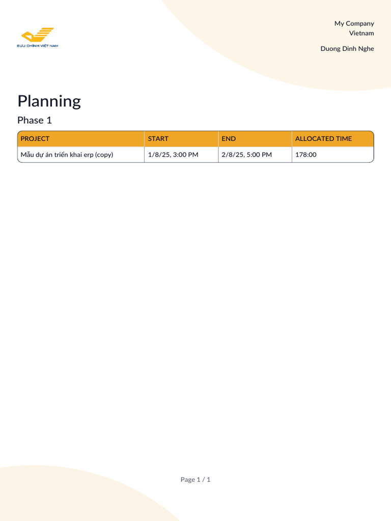 Planning | PDF