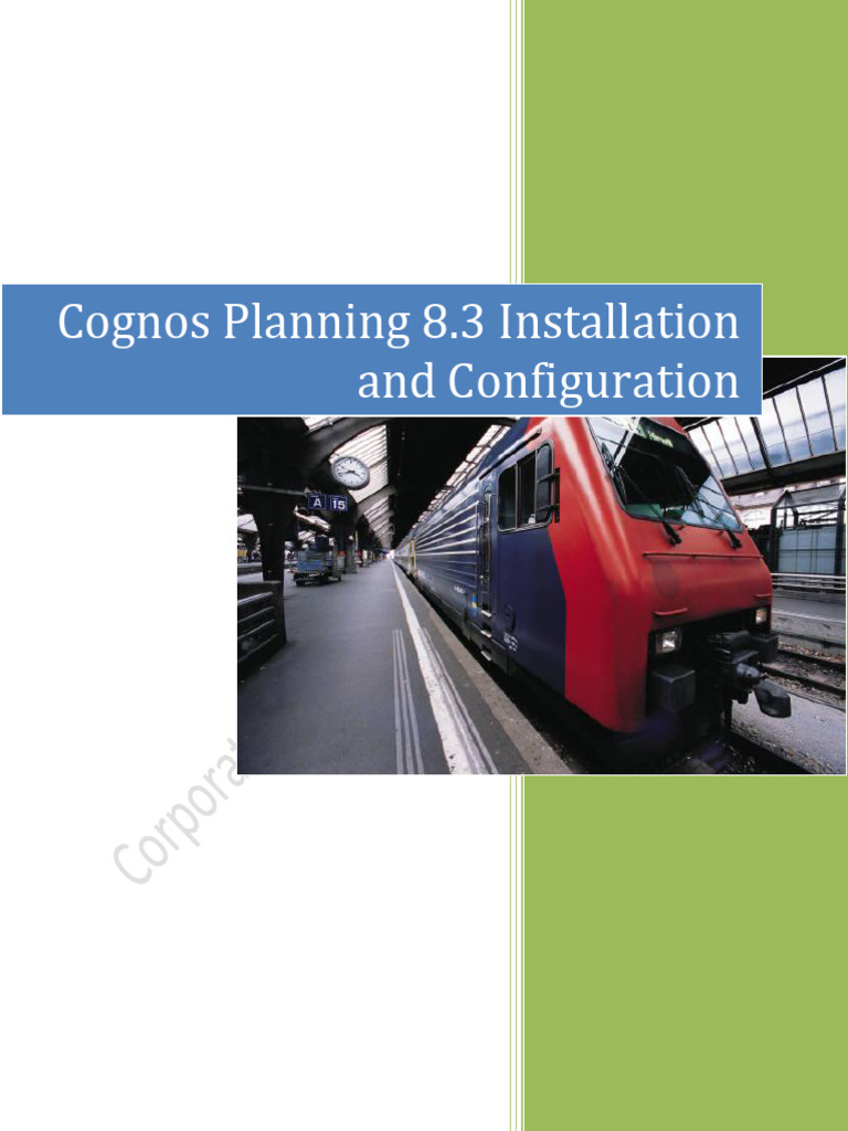 Cognos Planning 8.3 Installation and Configuration - CTS | PDF | Web ...