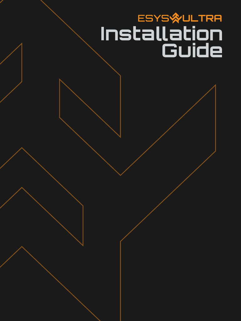 ESysUltra InstallationGuide | PDF | Computer File | Directory (Computing)