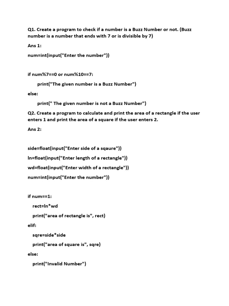 Python Practical Page 111- Task 1 | PDF