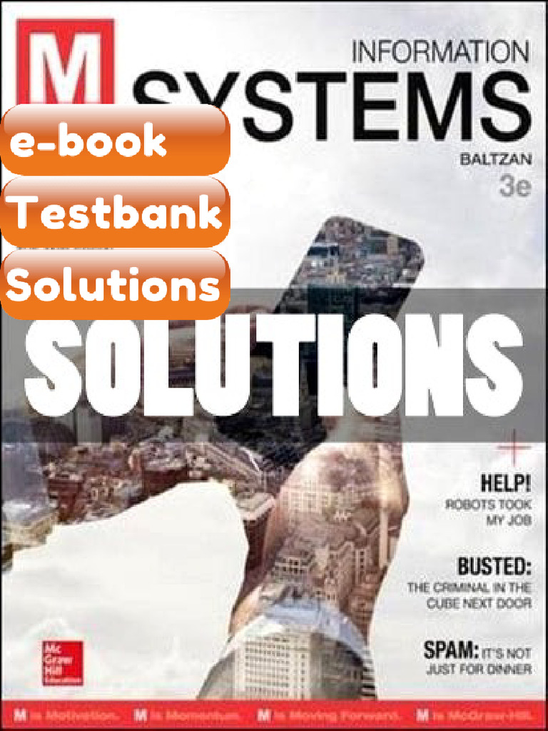 Testbank for Solutions M Information Systems 3 Ed Baltzan | PDF ...