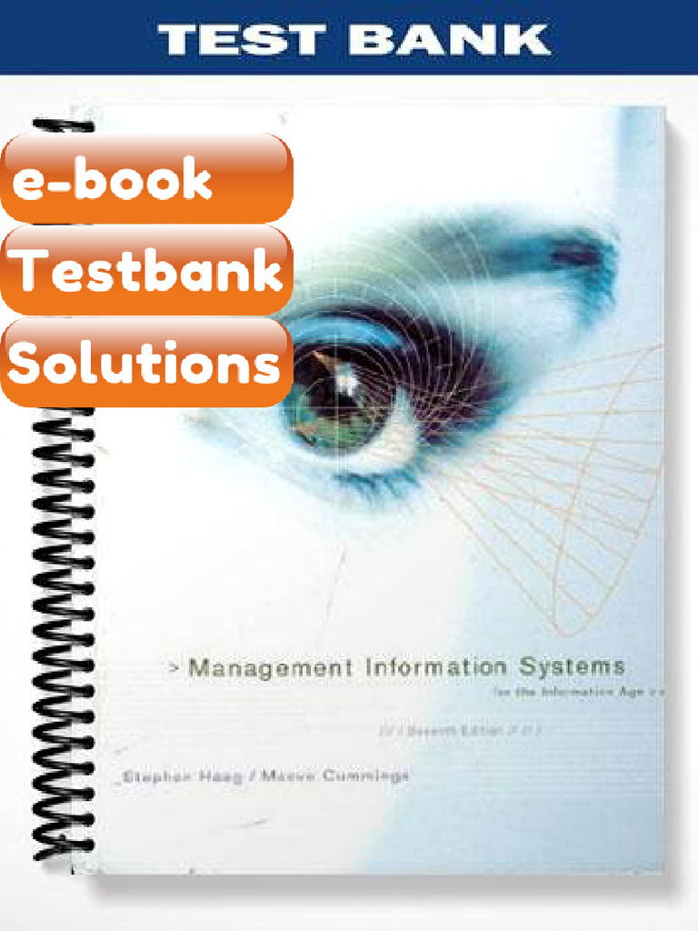 Management Information Systems 7th Edition by Haag Testbank & E-book ...