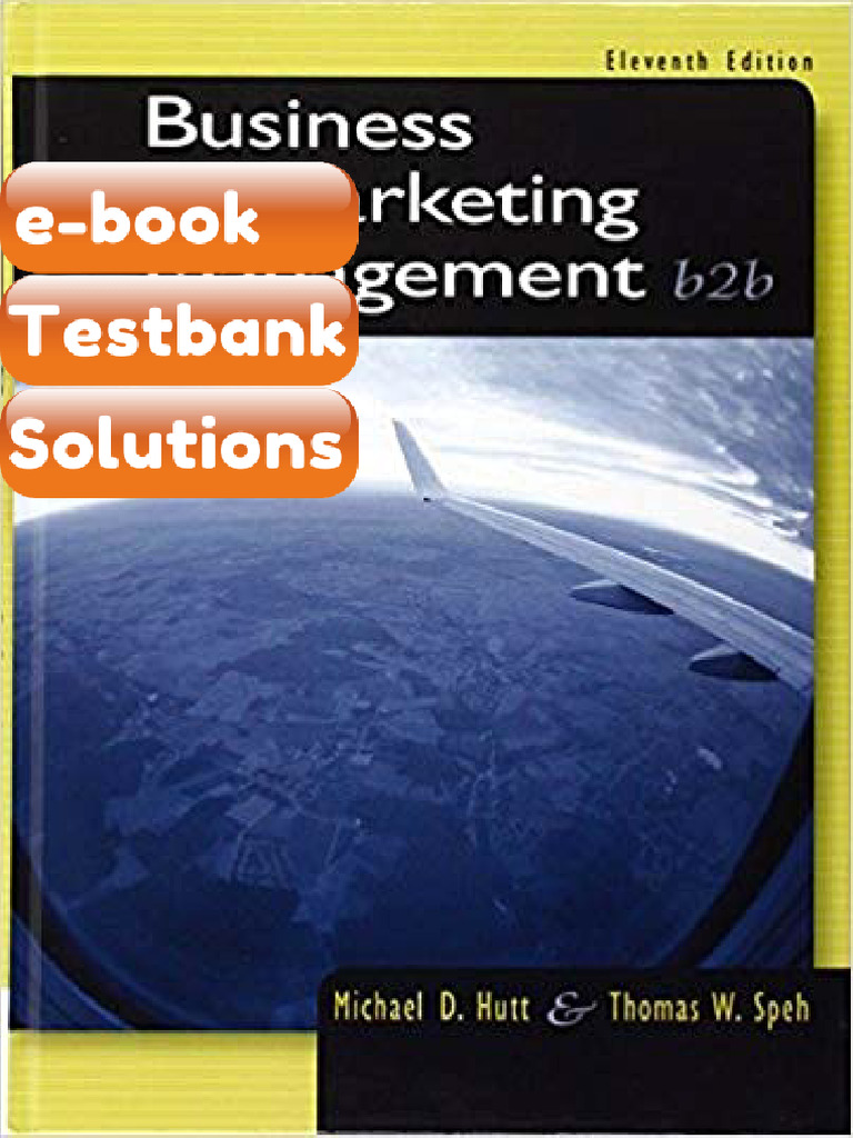 Testbank Business Marketing Management B2B 11th Edition by Michael D ...