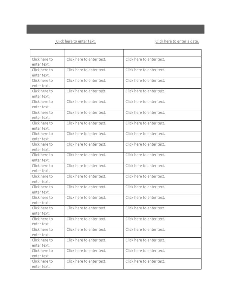 Activity List | PDF