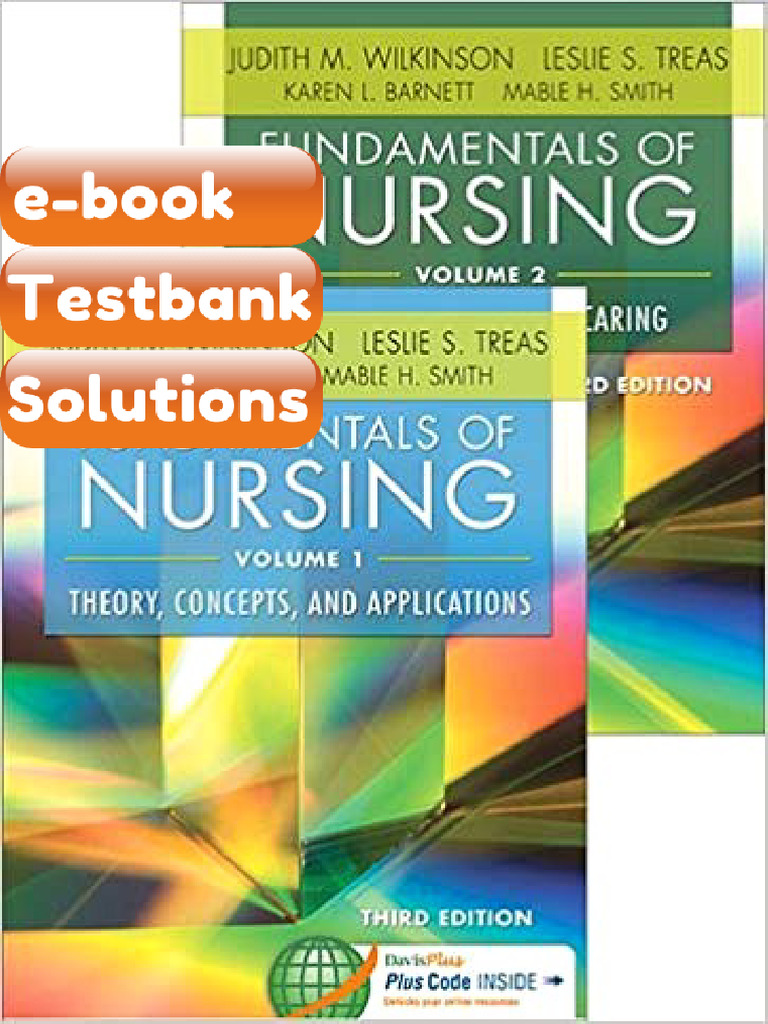 Testbank Wilkinsons Fundamentals of Nursing 3rd Edition 2 Volume Set by ...