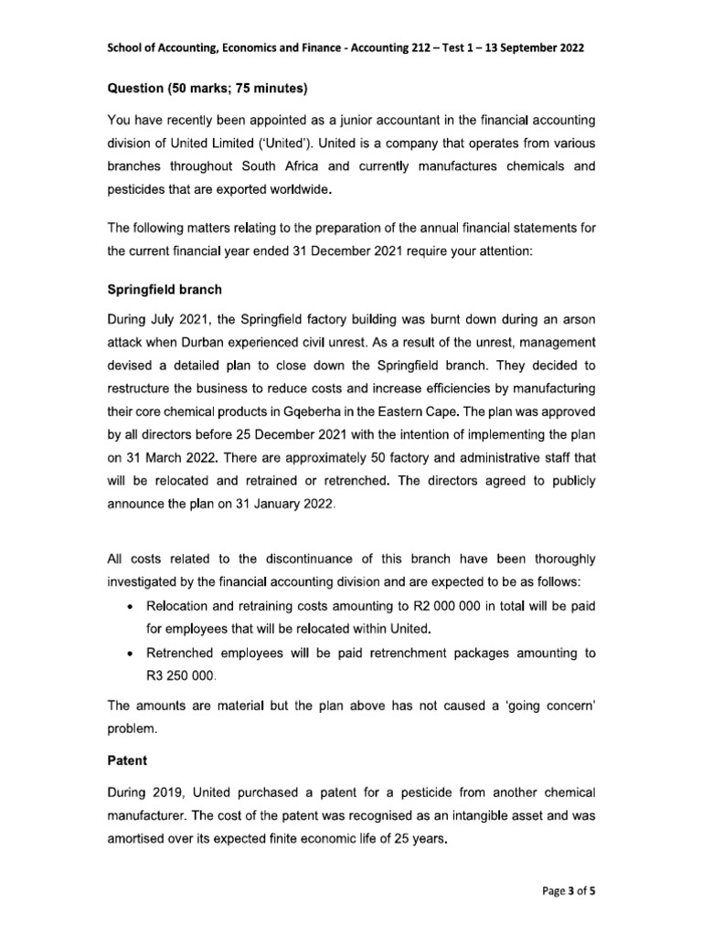 2022 TEST 1 | PDF