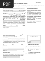 GEPF Divorce Notification Form Z103 | PDF | Pension | Government