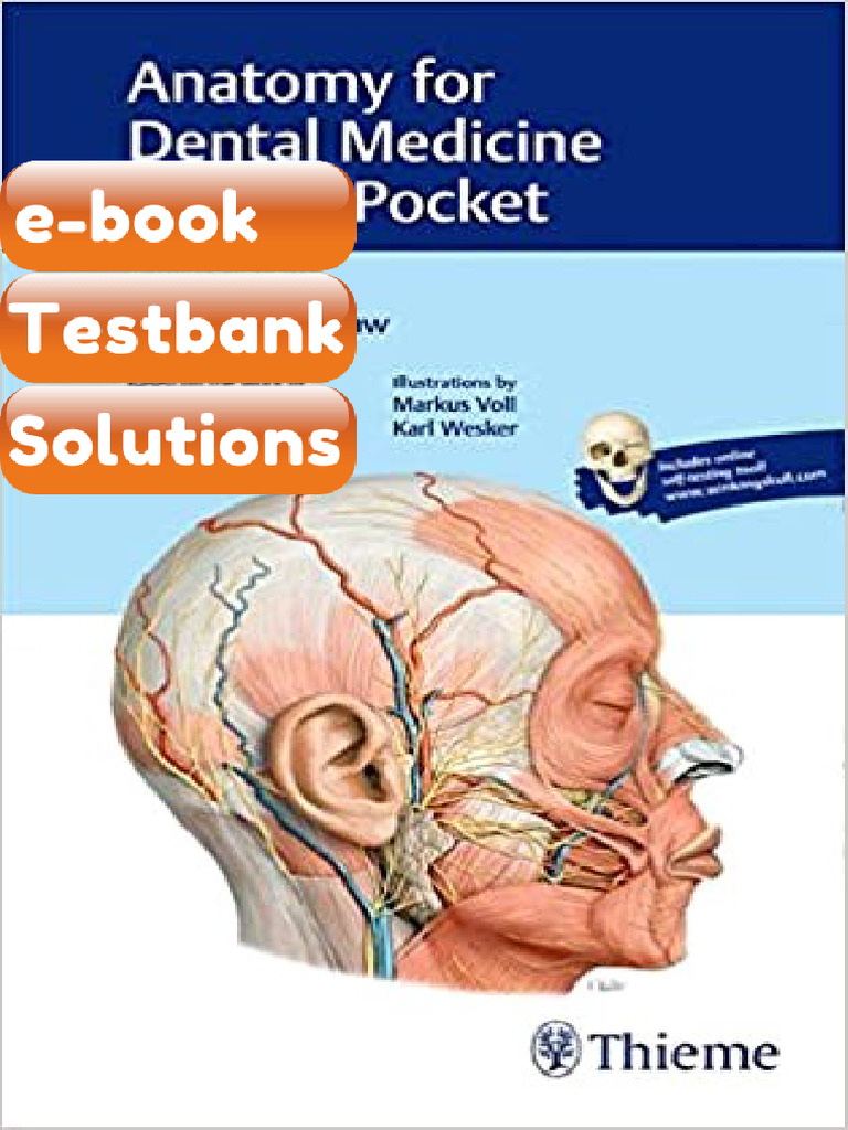 Testbank Anatomy for Dental Medicine in Your Pocket by Eric Baker ...