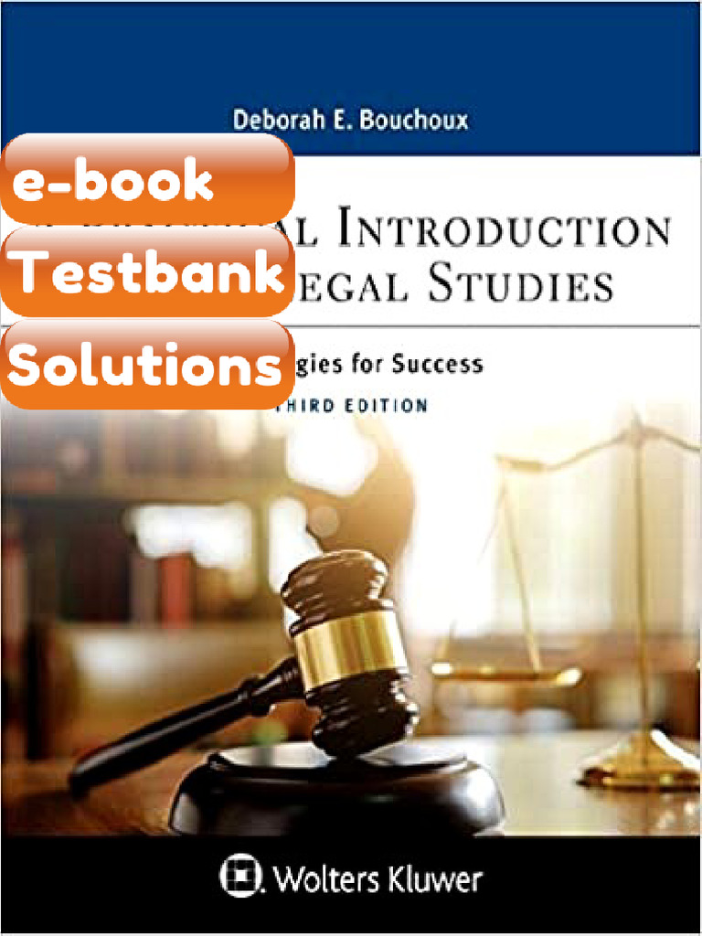 Testbank A Practical Introduction To Paralegal Studies 3rd Edition by ...