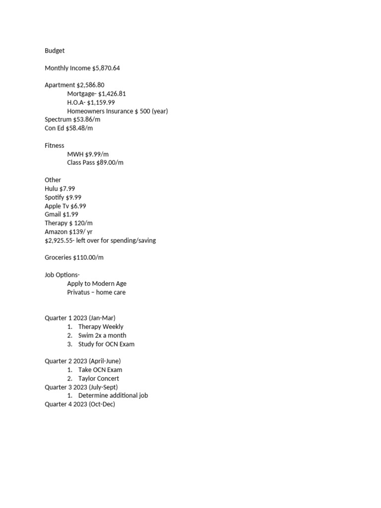 Budget | PDF