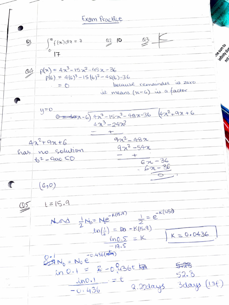 Maths Week 24 | PDF