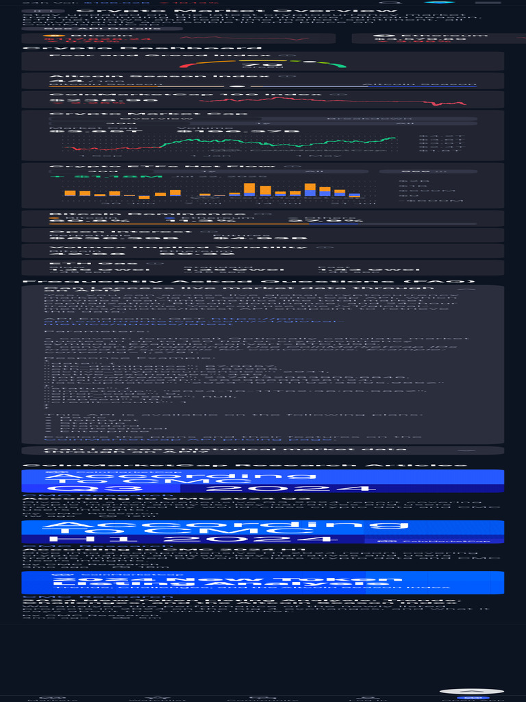Live Cryptocurrency Charts & Market Data CoinMarketCap 2 | PDF ...