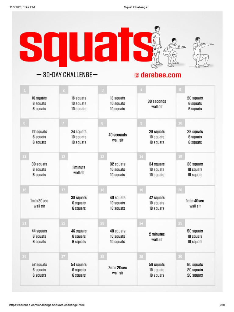 Squat Challenge | PDF