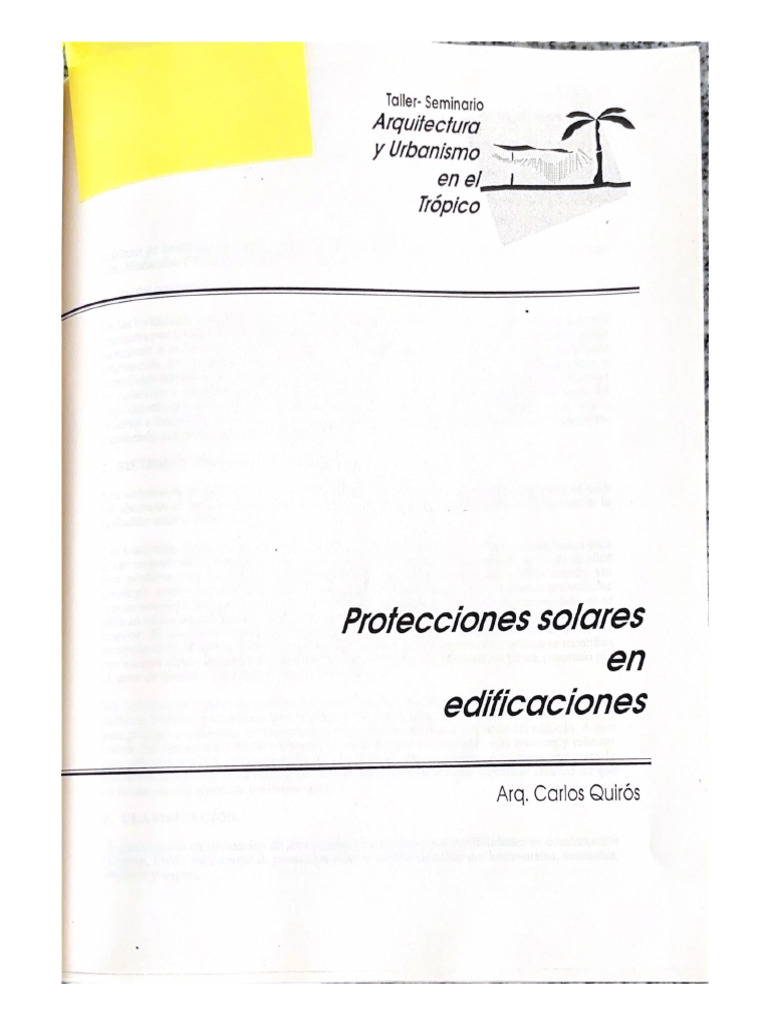 Protecciones Solares en Edificaciones | PDF
