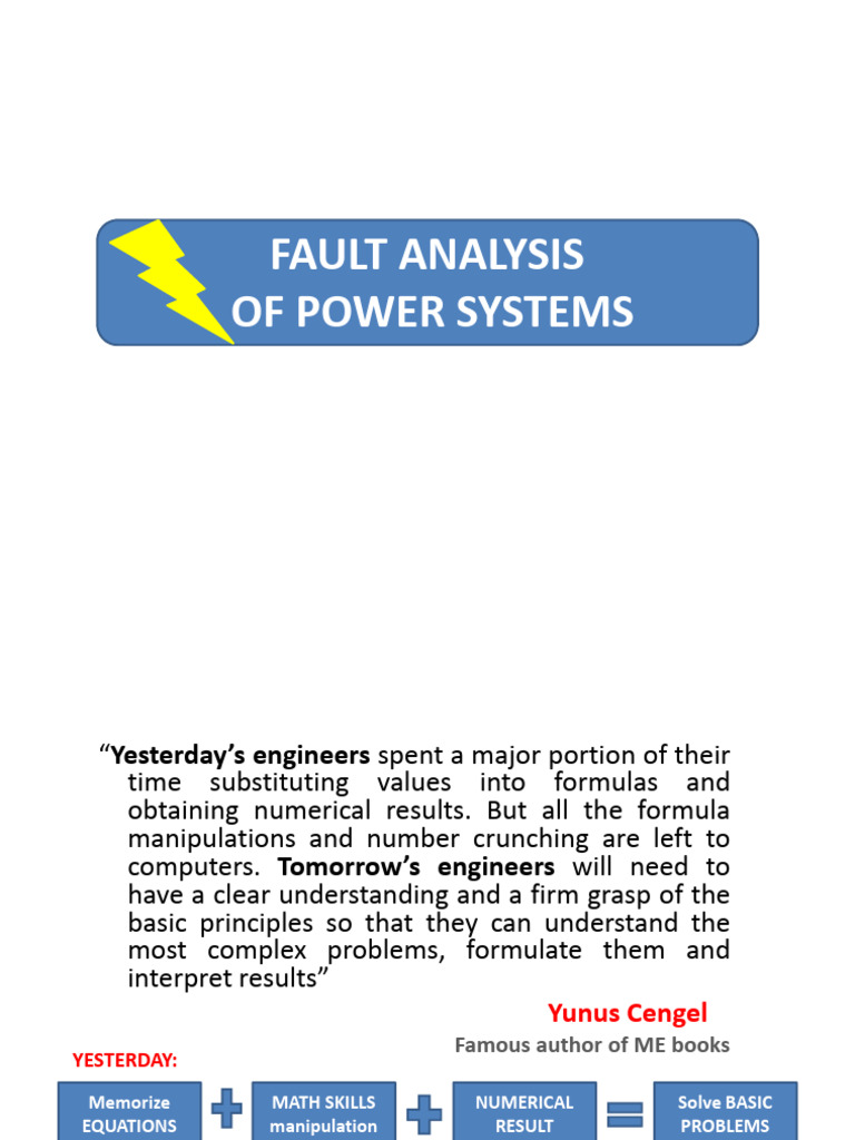 Microsoft Powerpoint - Fault Analysis of Power Systems | PDF ...