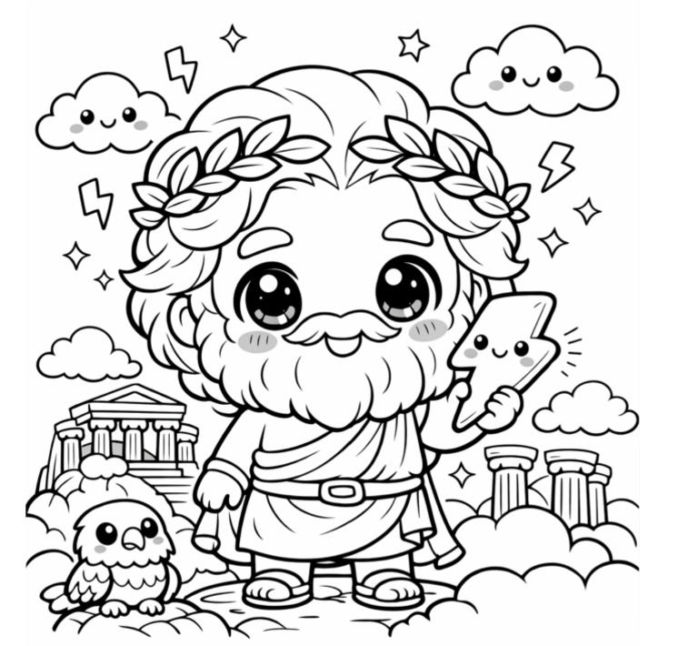 Zeus To Colour | PDF