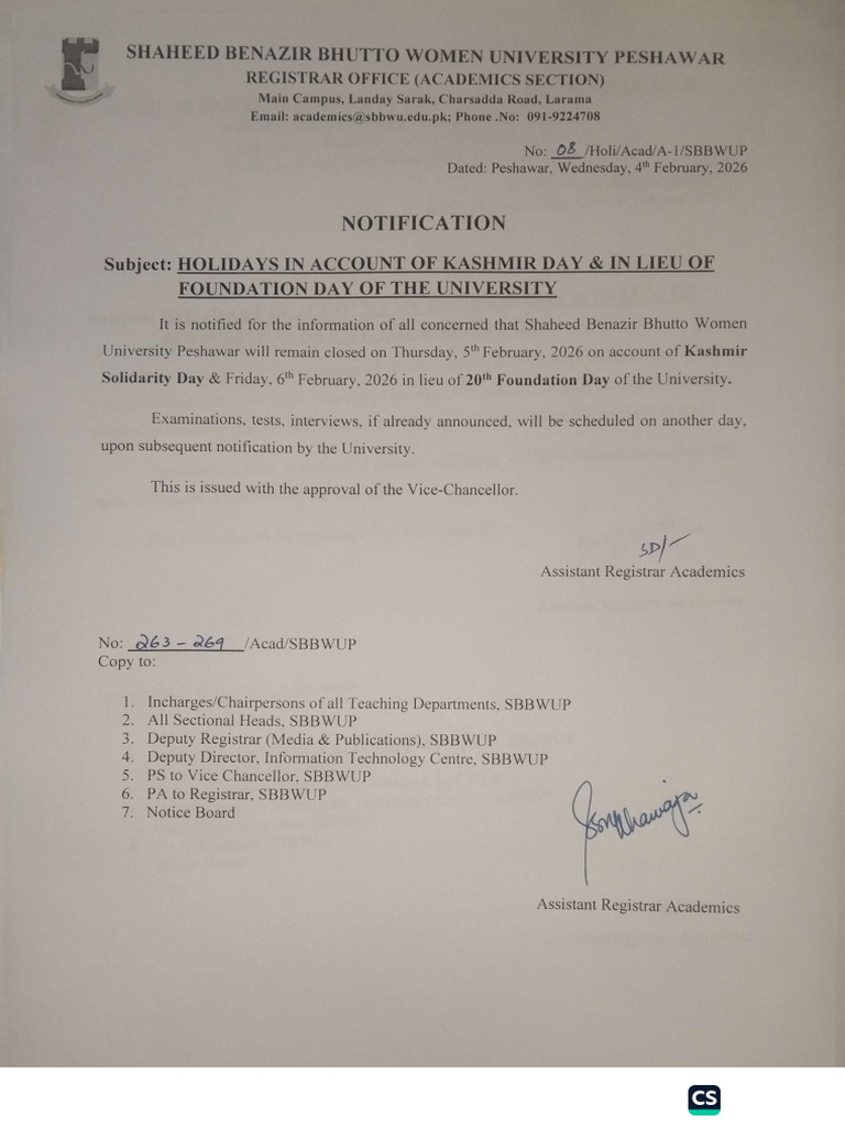 Notification # 08 | PDF