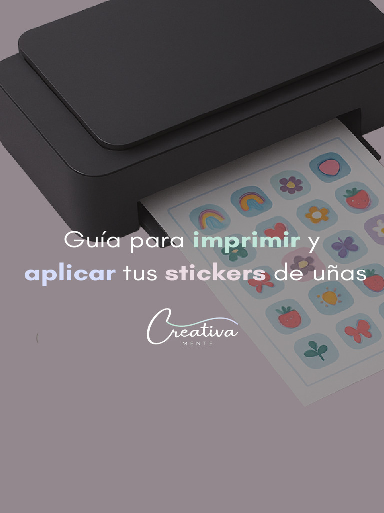 Guía para Imprimir Tus Stickers | PDF | Impresora (Computación) | Clavo ...