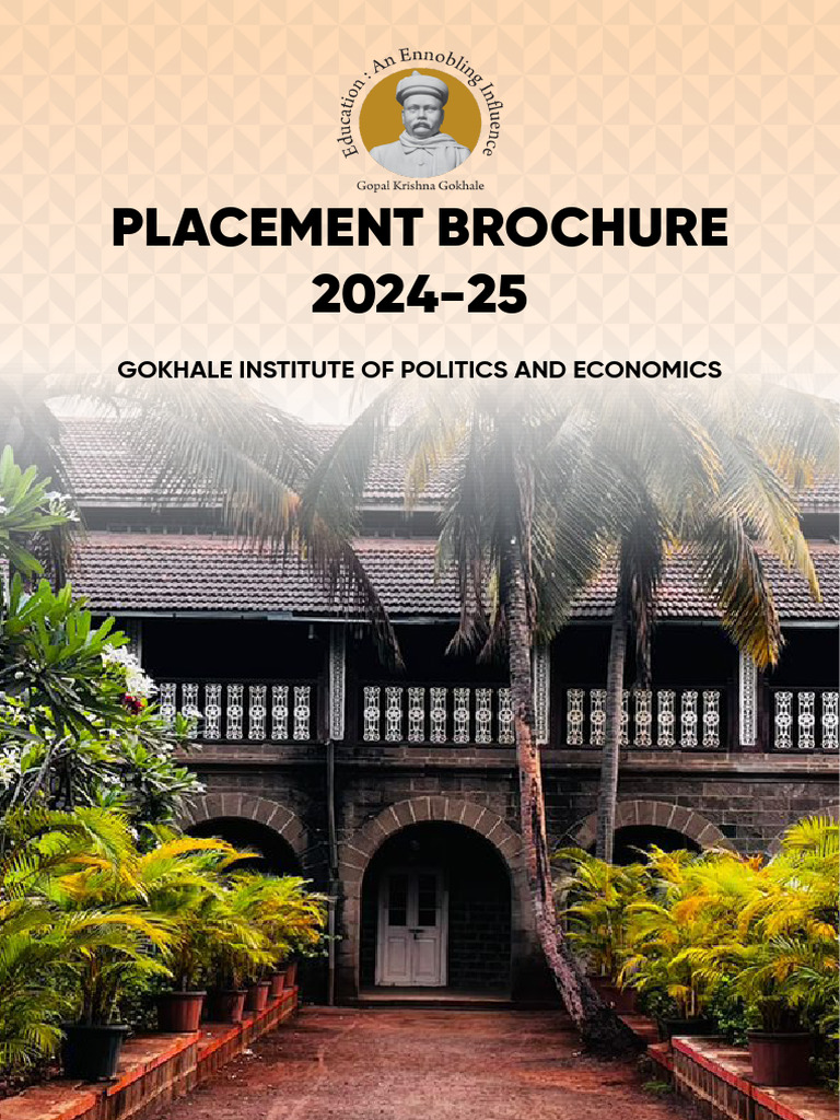 GIPE Placement Brochure 2024 25 | PDF | Economics | Econometrics