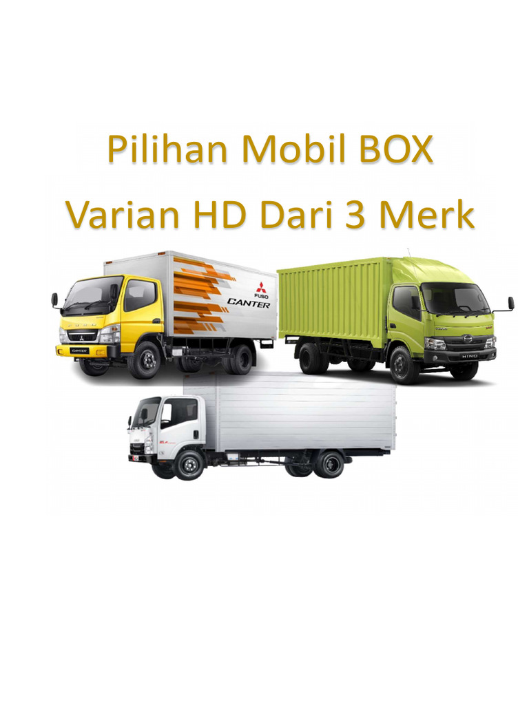 Pilihan Mobil Box | PDF