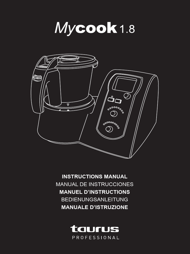 Manual Mycook 1.8 | PDF | Electrical Connector | Mains Electricity