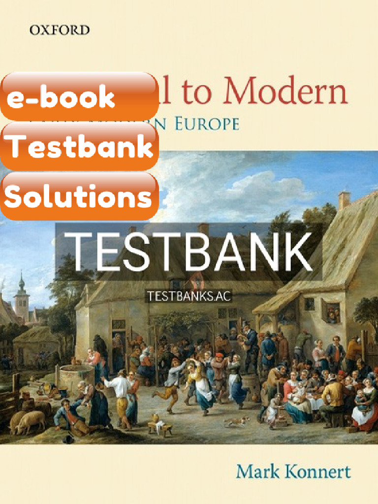 Medieval to Modern Early Modern Europe 1st CA Edition by Konnert eBook ...